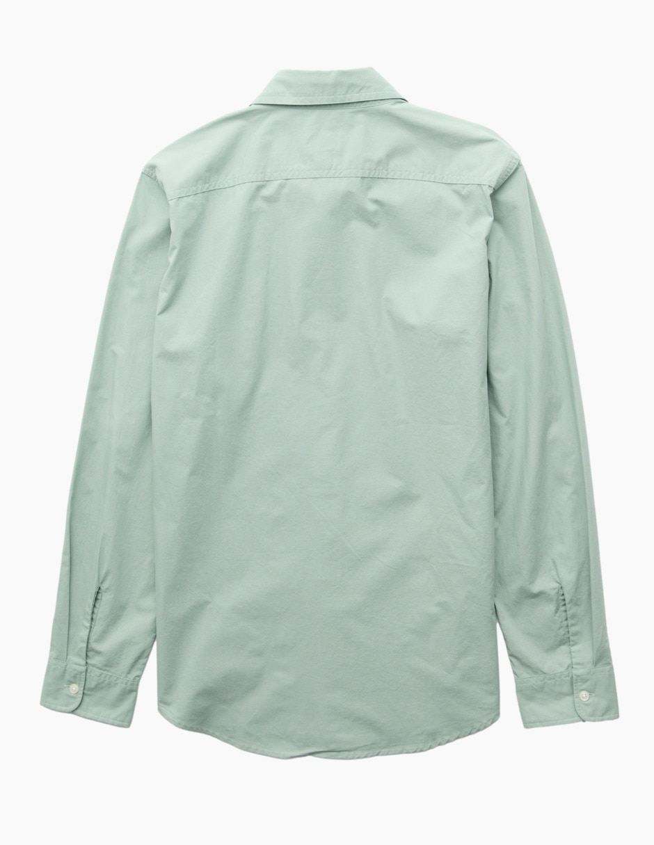 Camisa casual American Eagle de algodón manga larga para hombre