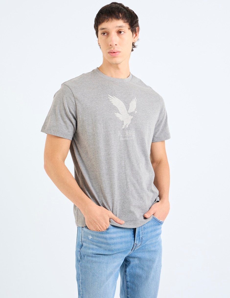 Playera American Eagle cuello redondo para hombre