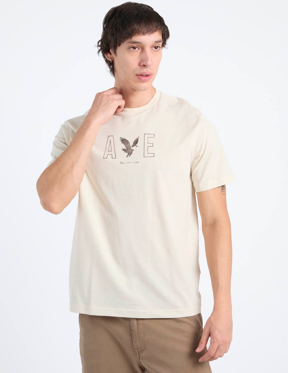 Playera Tee cuello redondo para hombre 3