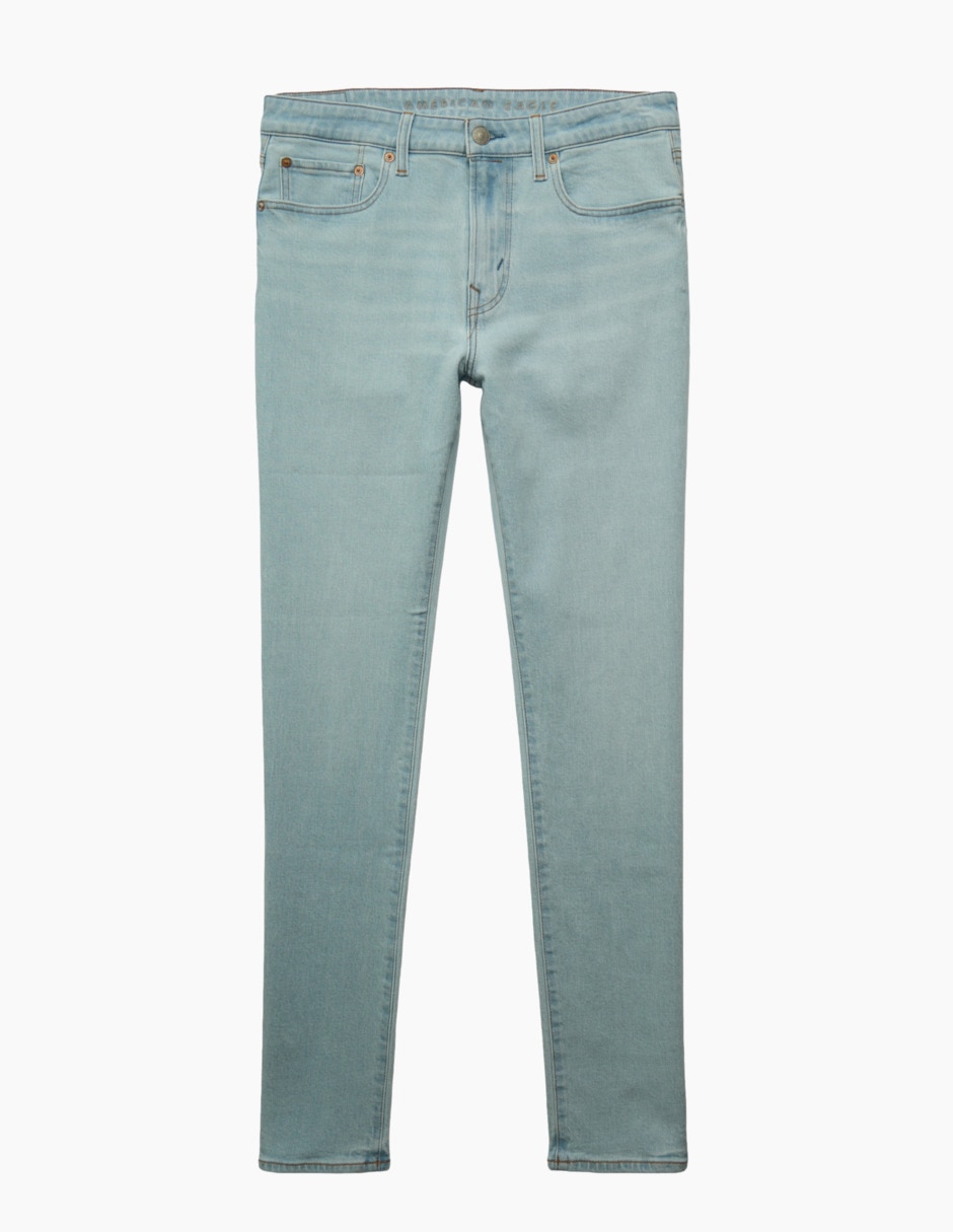 Jeans slim deslavado para hombre 6