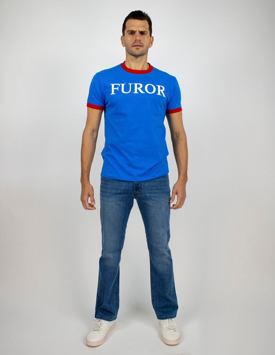 Playera cuello redondo para hombre