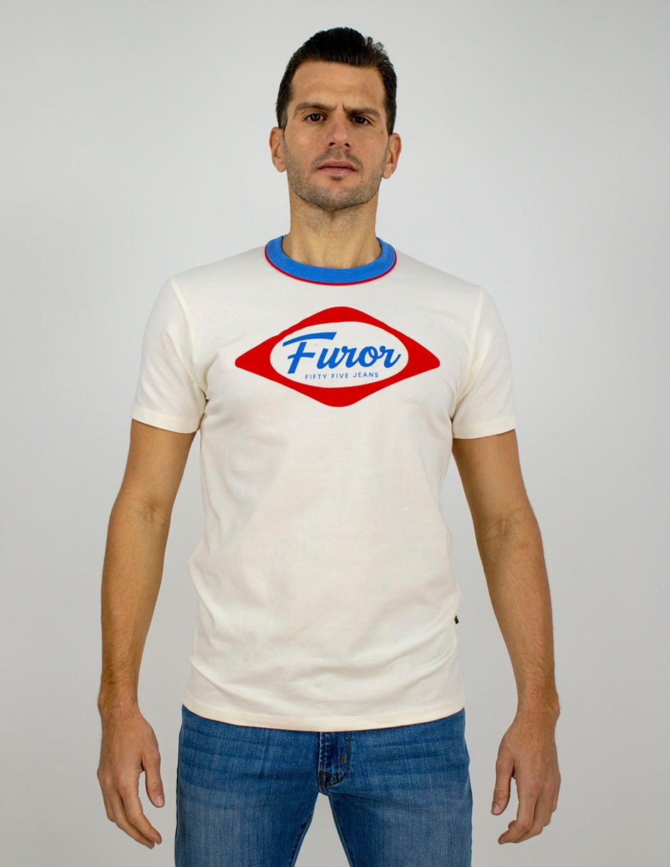 Playera cuello redondo para hombre