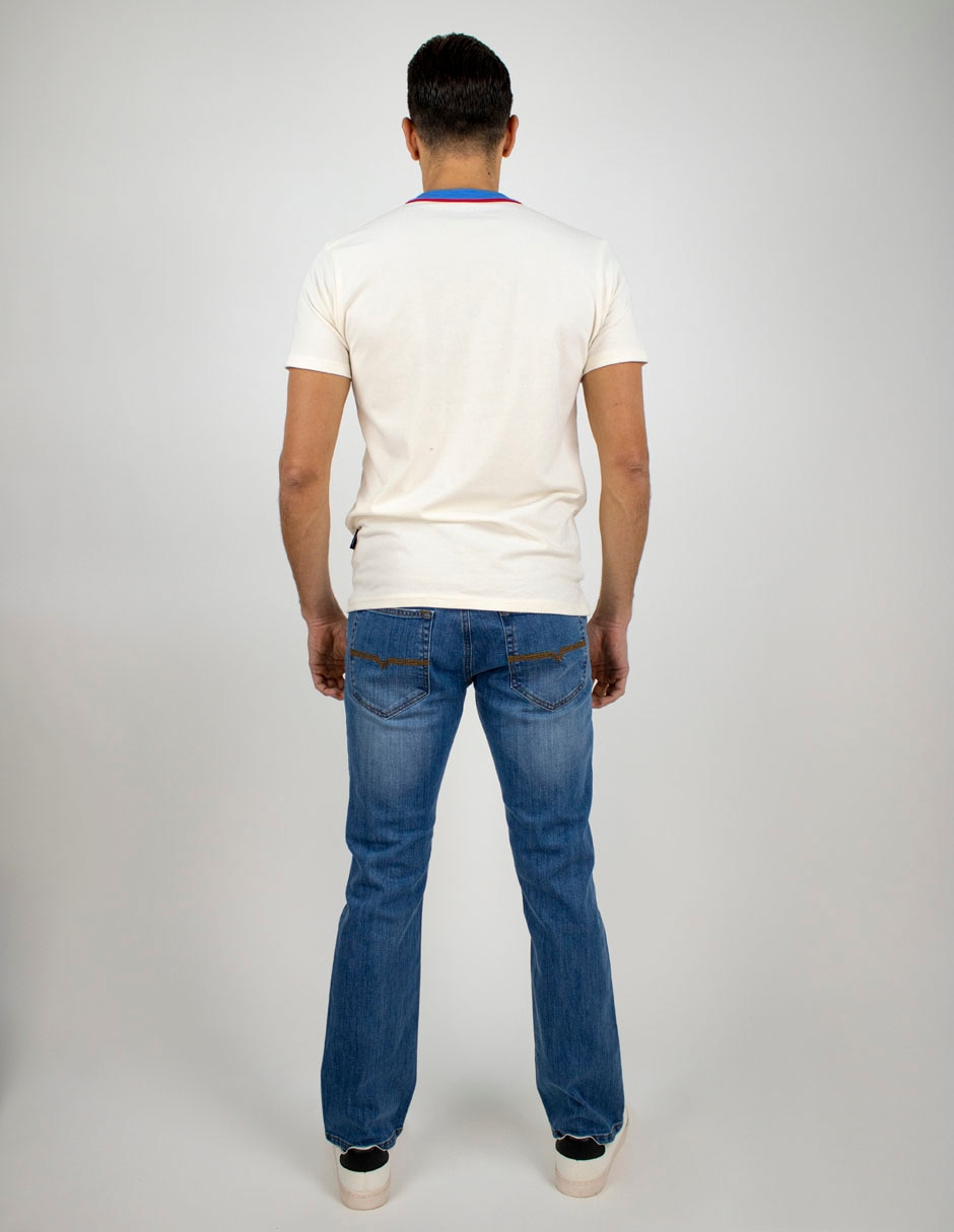 Playera cuello redondo para hombre