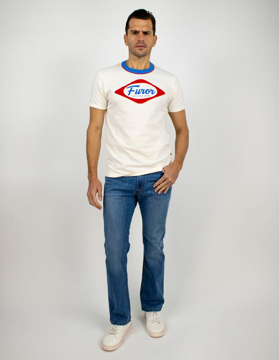 Playera cuello redondo para hombre
