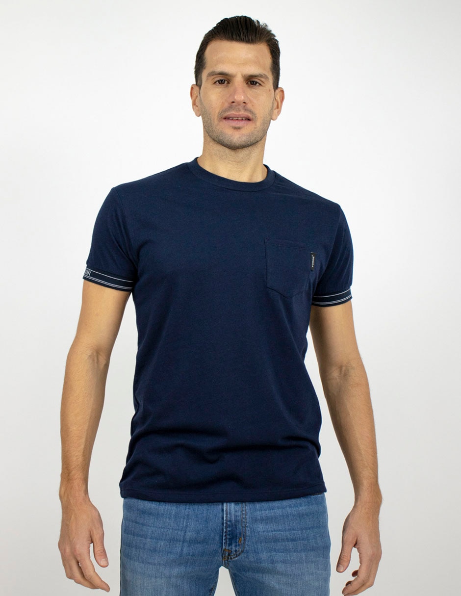 Playera cuello redondo para hombre