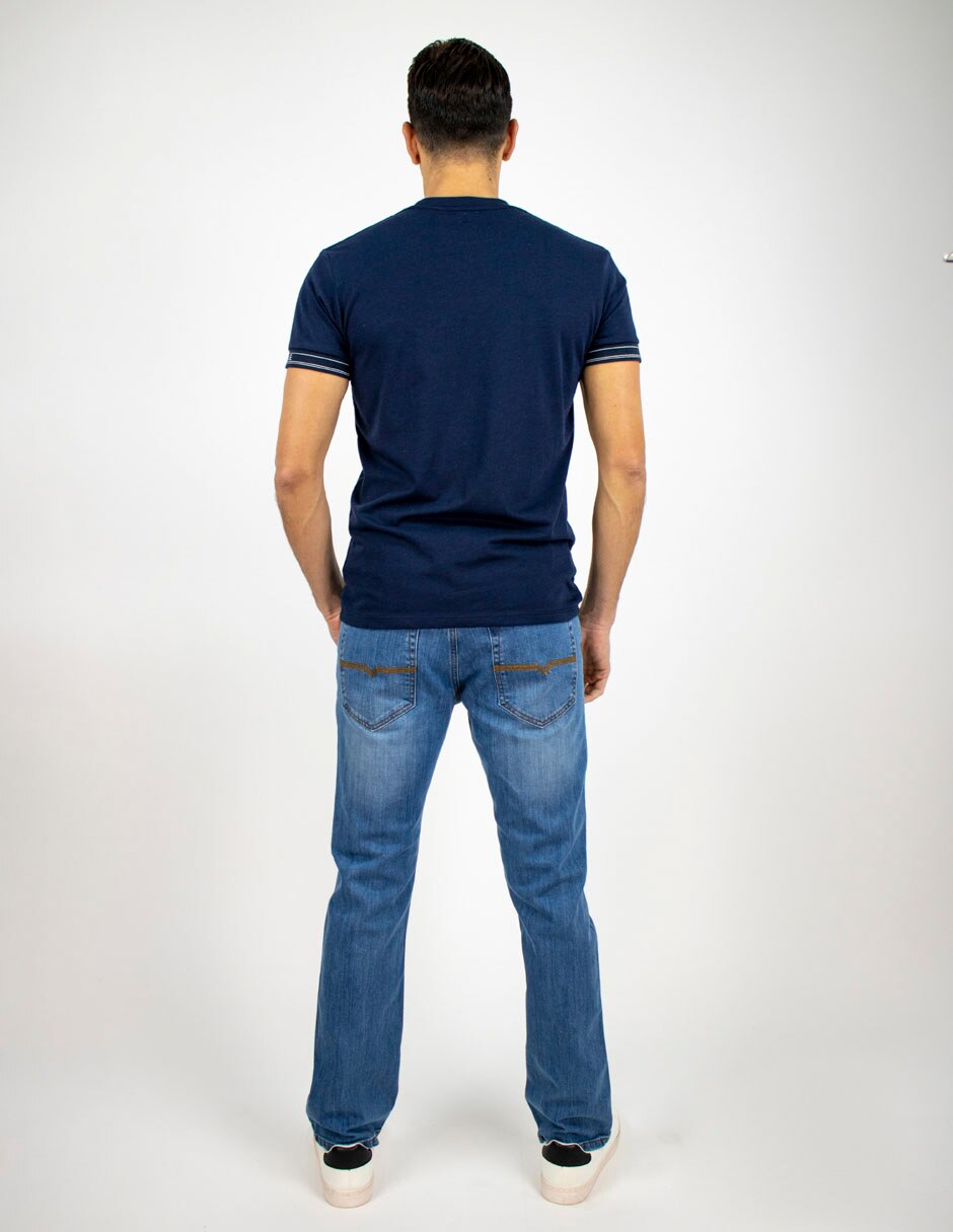 Playera cuello redondo para hombre