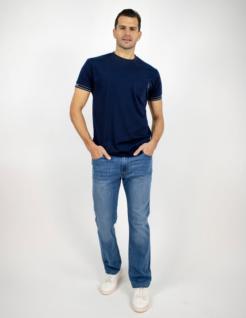 Playera cuello redondo para hombre