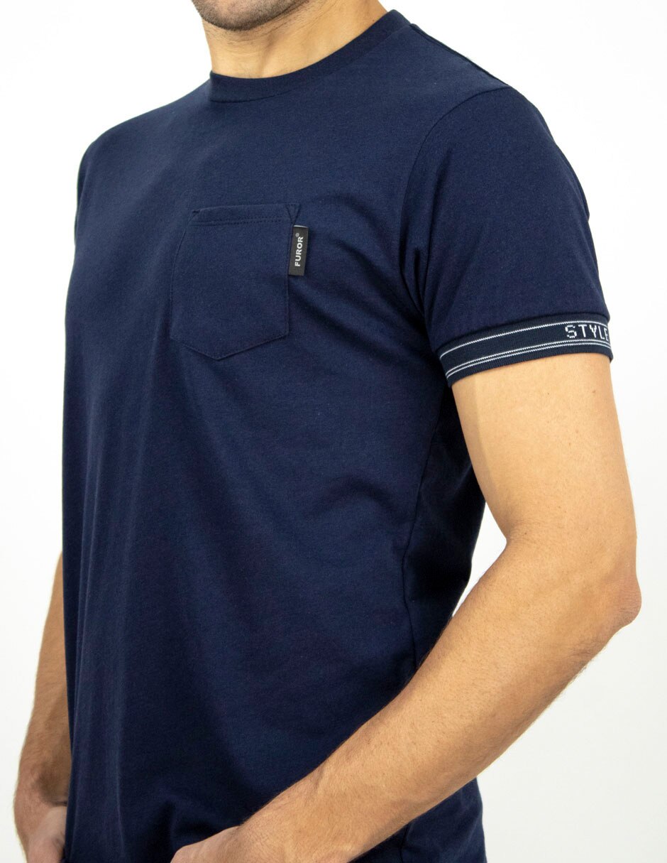 Playera cuello redondo para hombre