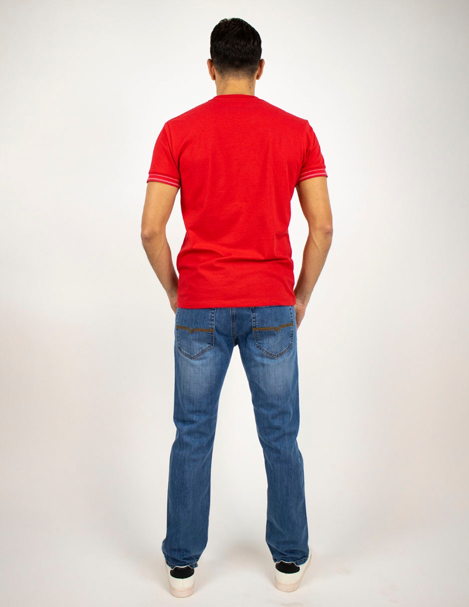 Playera cuello redondo para hombre