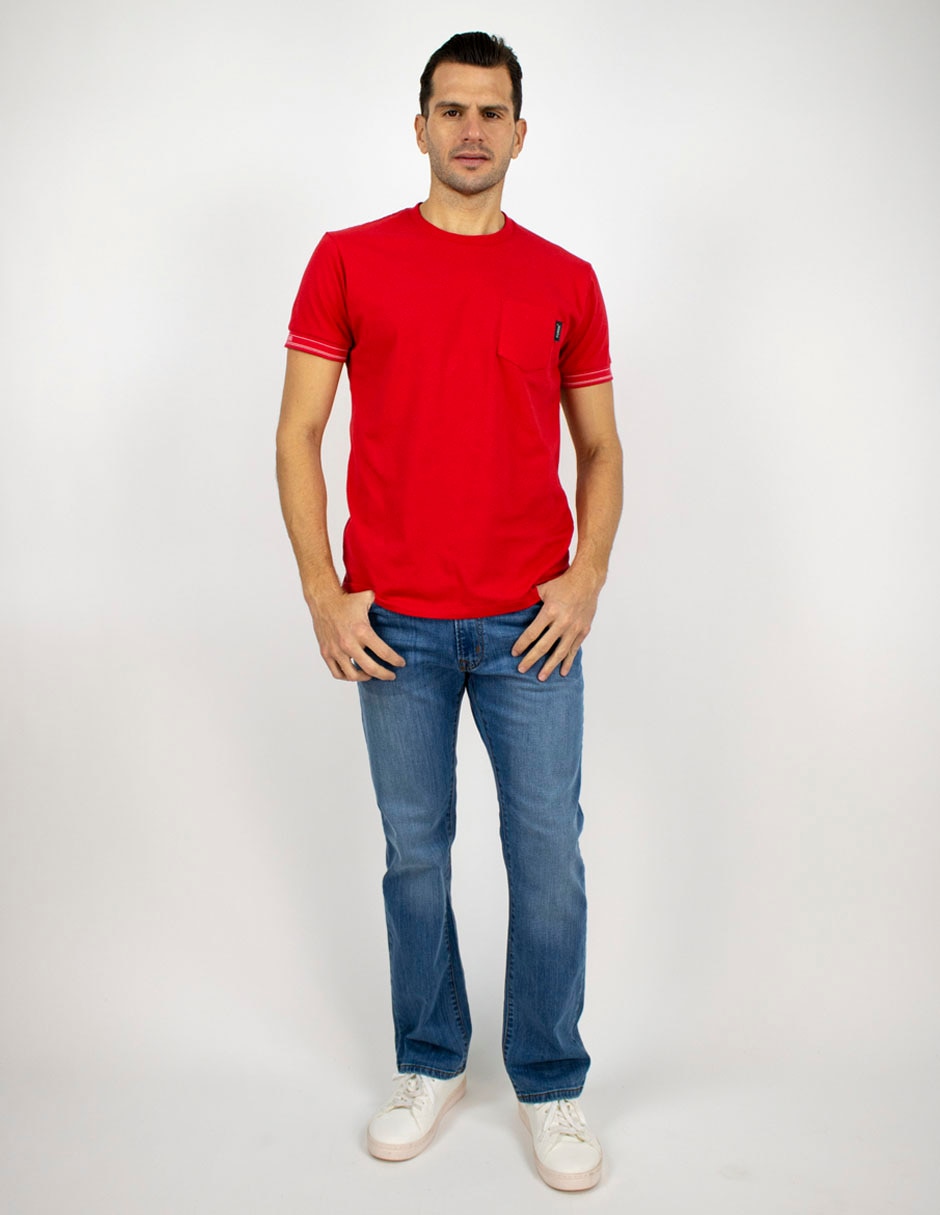Playera cuello redondo para hombre