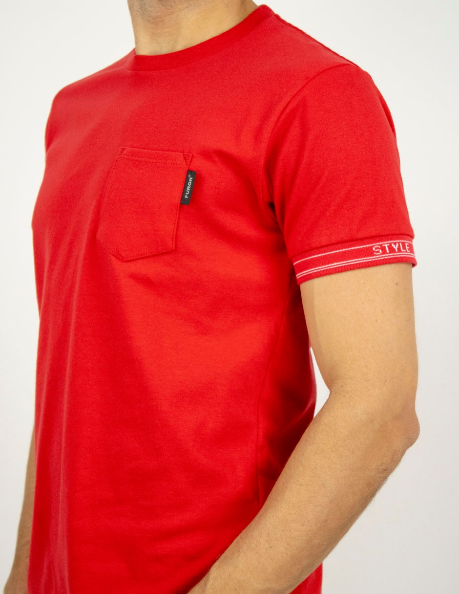 Playera cuello redondo para hombre