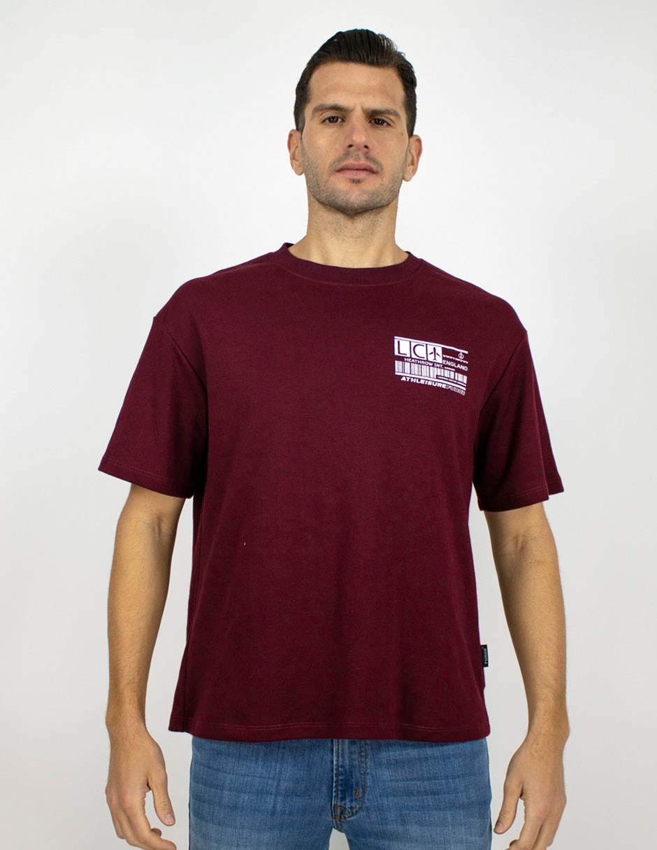 Playera cuello redondo para hombre
