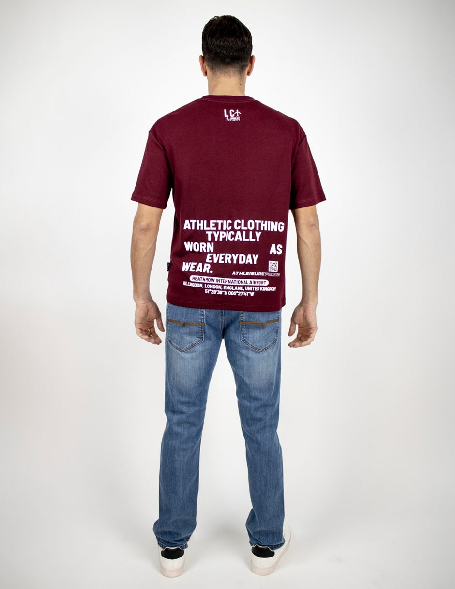 Playera cuello redondo para hombre