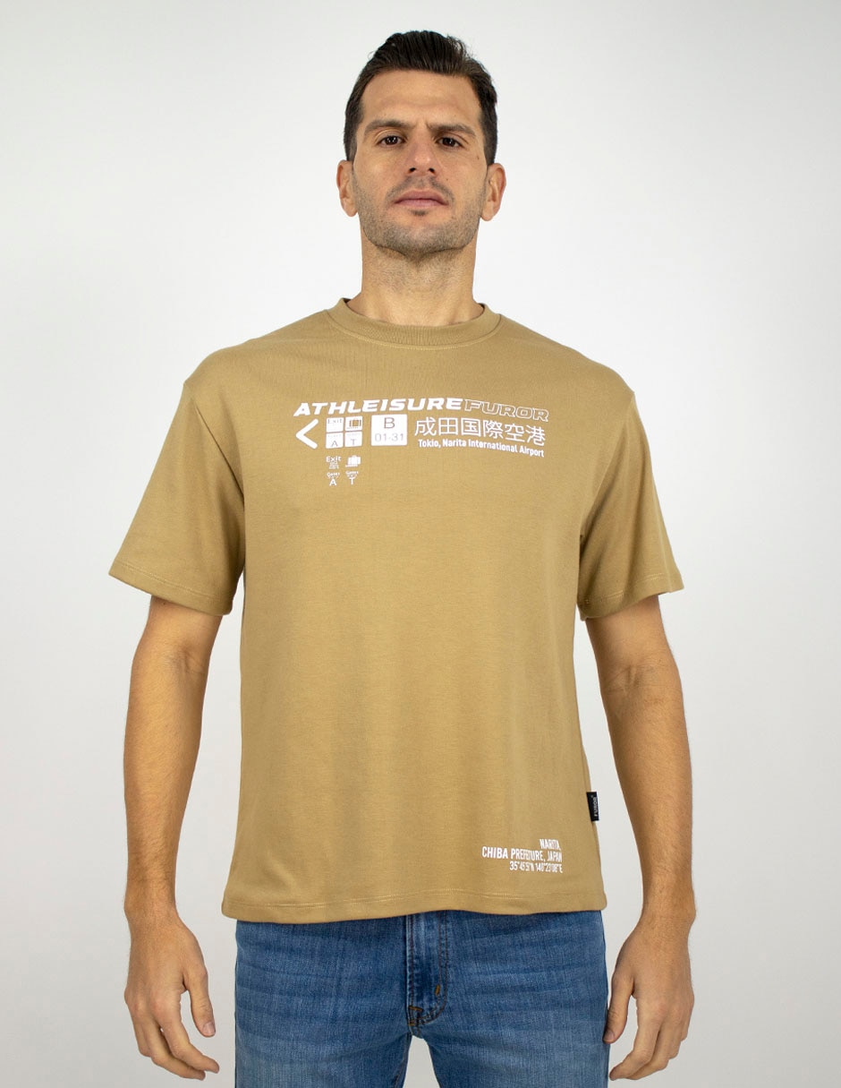 Playera cuello redondo para hombre Playera cuello redondo para hombre