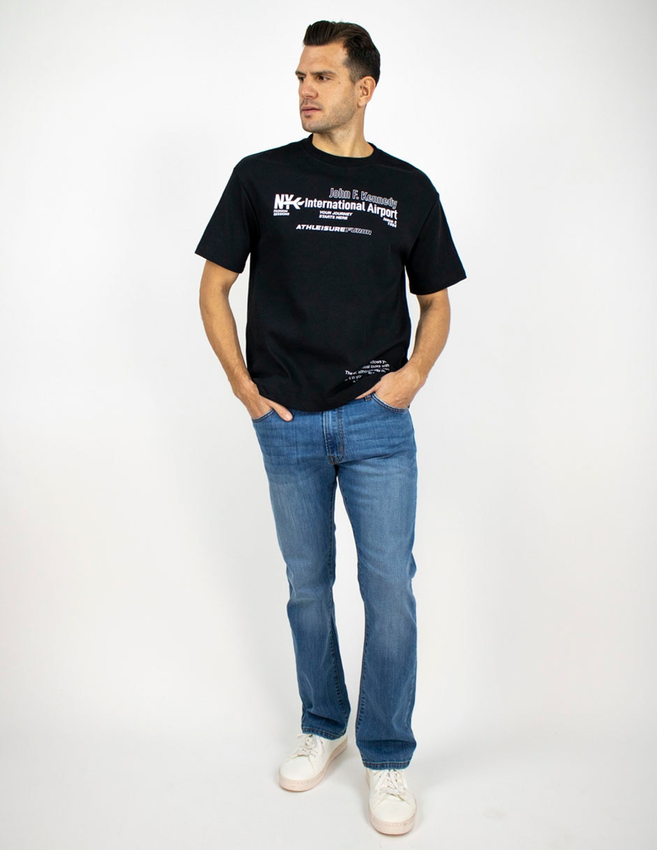 Playera cuello redondo para hombre