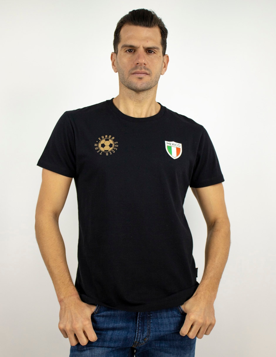 Playera cuello redondo para hombre 1