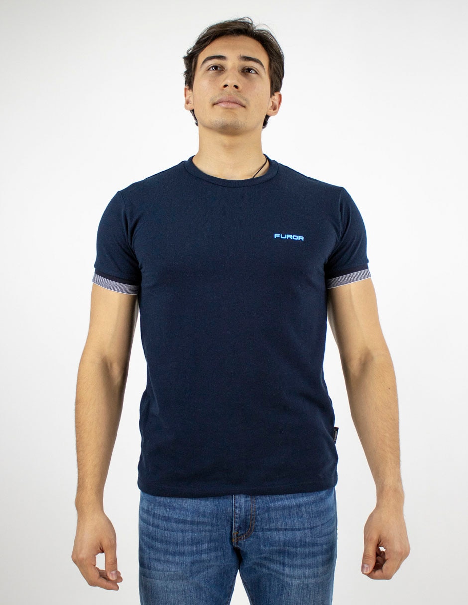 Playera cuello redondo para hombre Playera cuello redondo para hombre