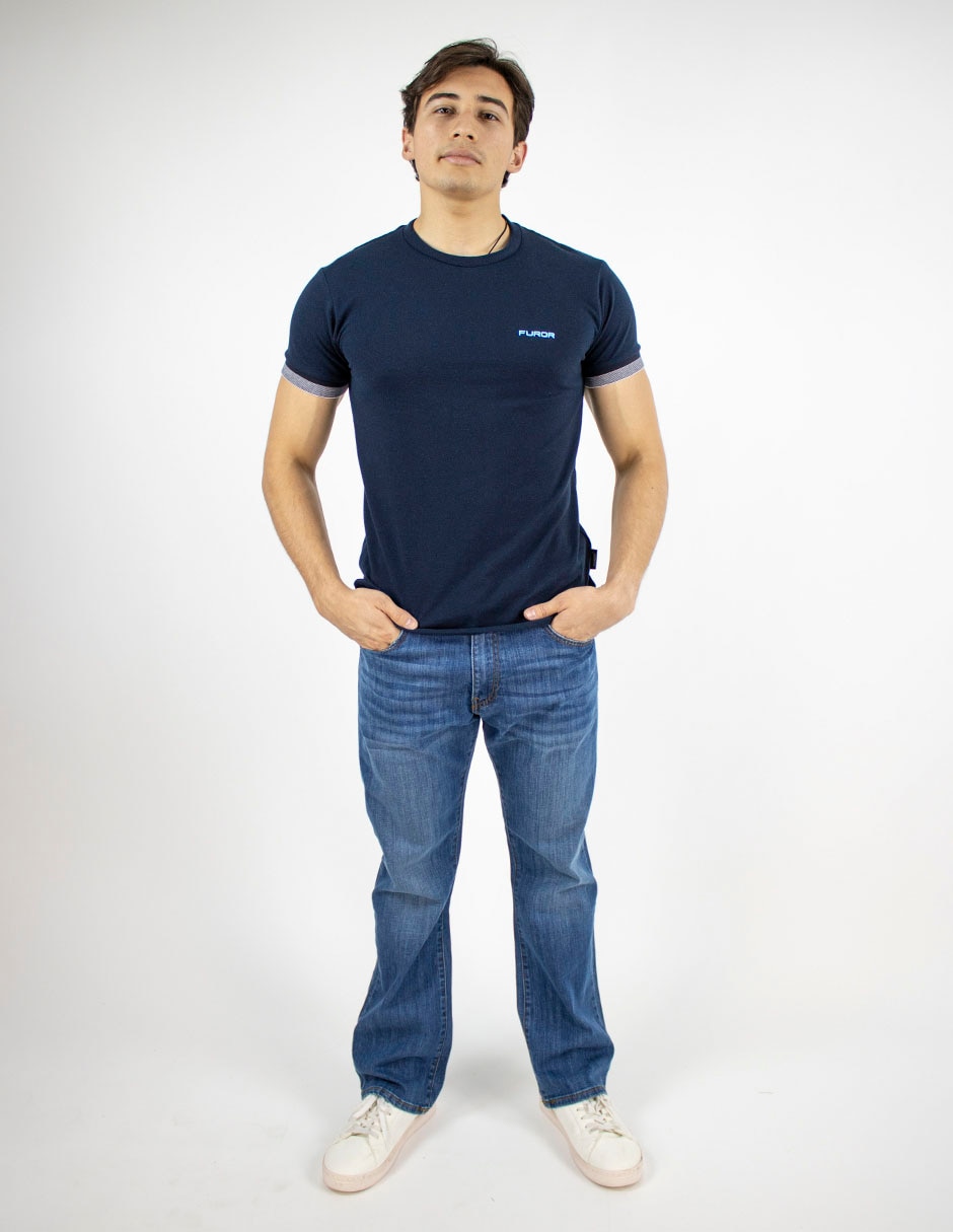 Playera cuello redondo para hombre 3