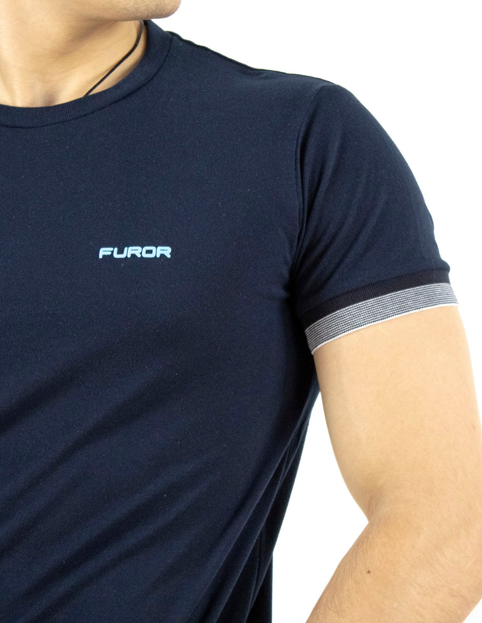 Playera cuello redondo para hombre 4