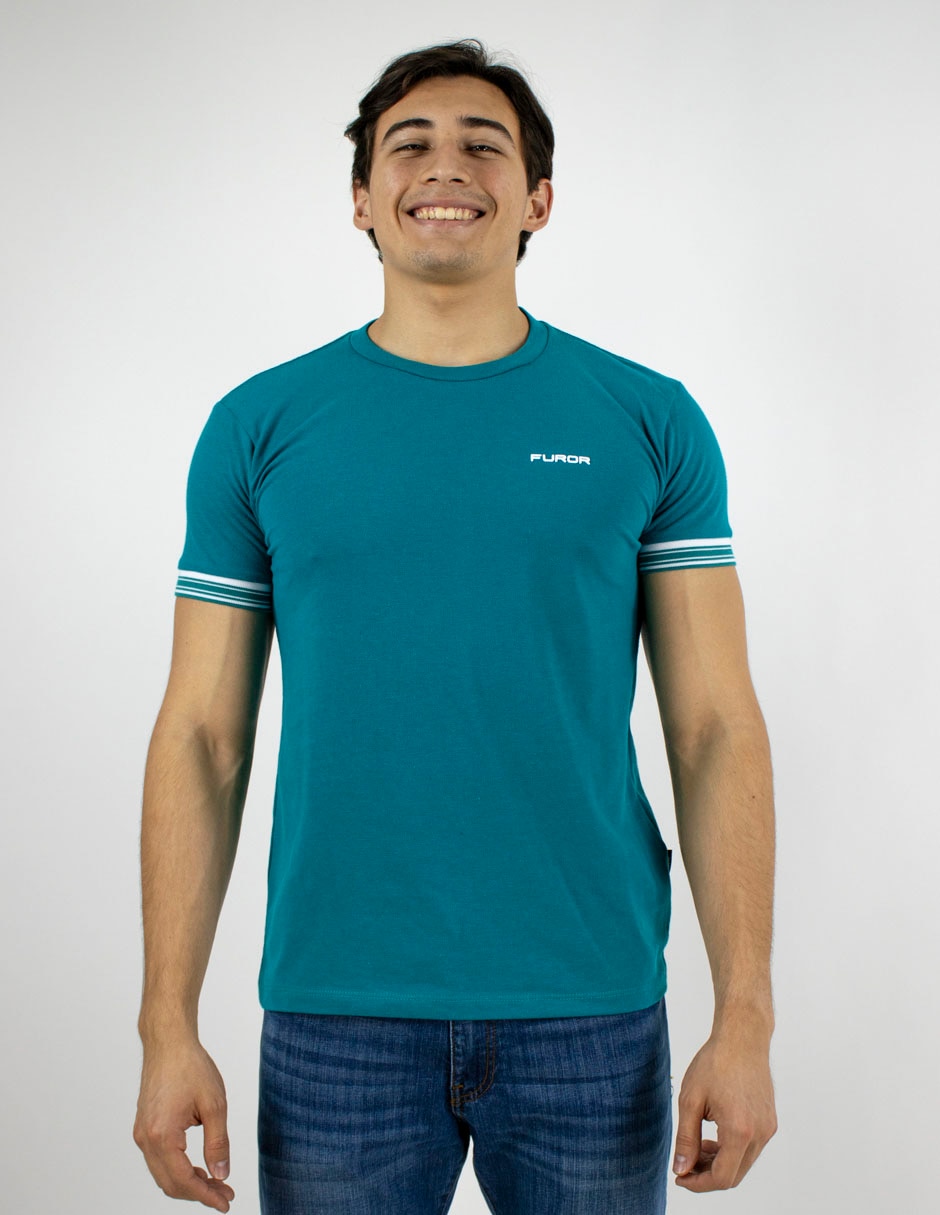 Playera cuello redondo para hombre 1