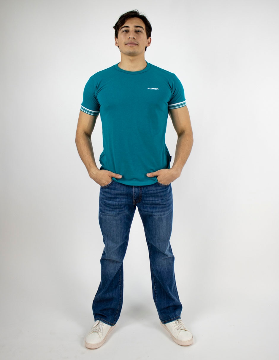 Playera cuello redondo para hombre 6