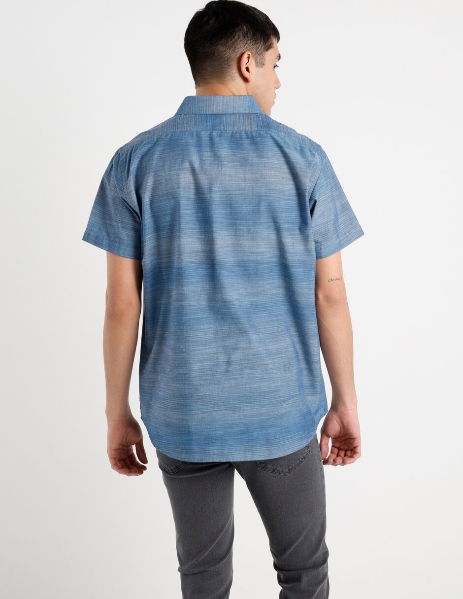 Camisa casual manga corta para hombre 6