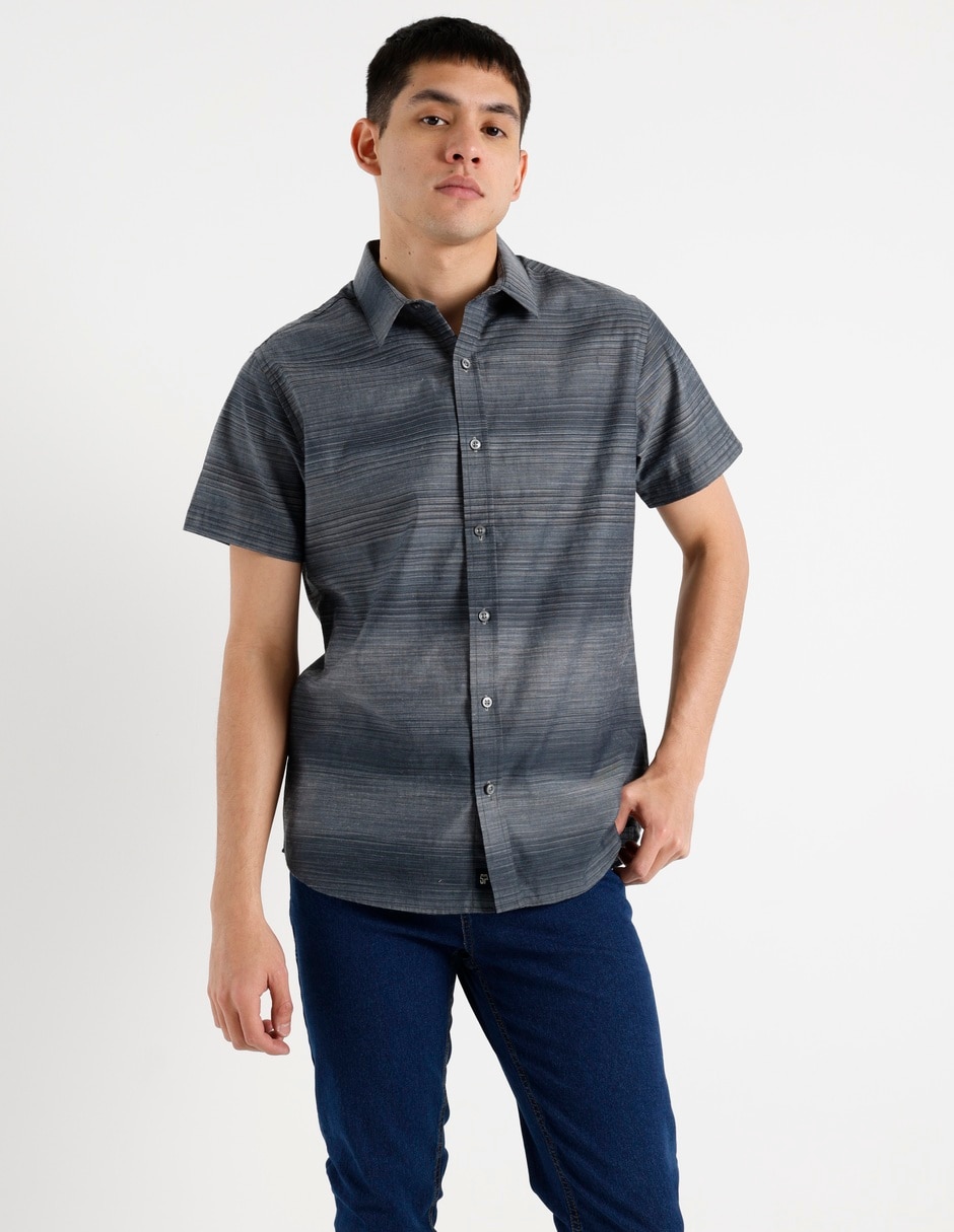 Camisa casual manga corta para hombre 2