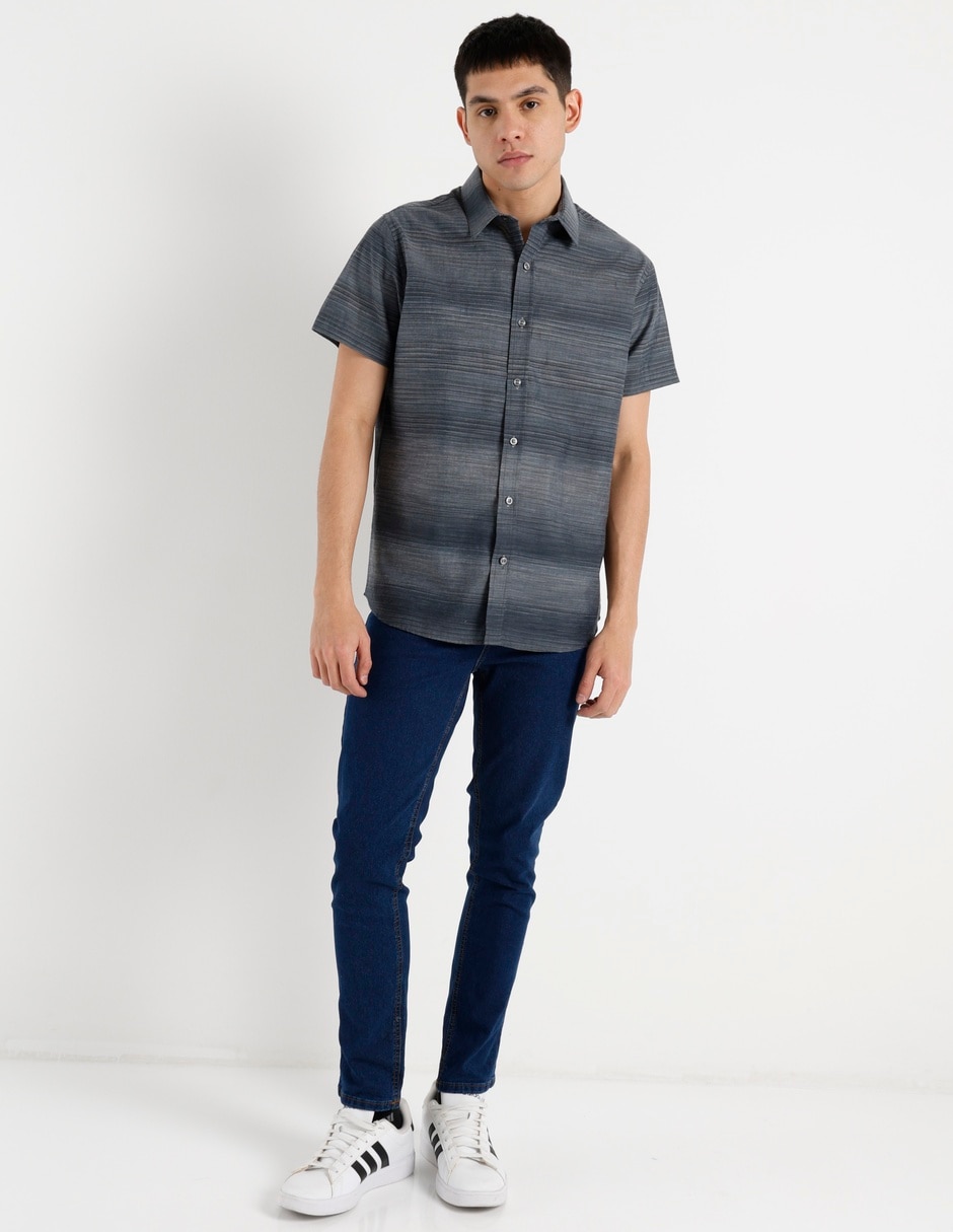 Camisa casual manga corta para hombre