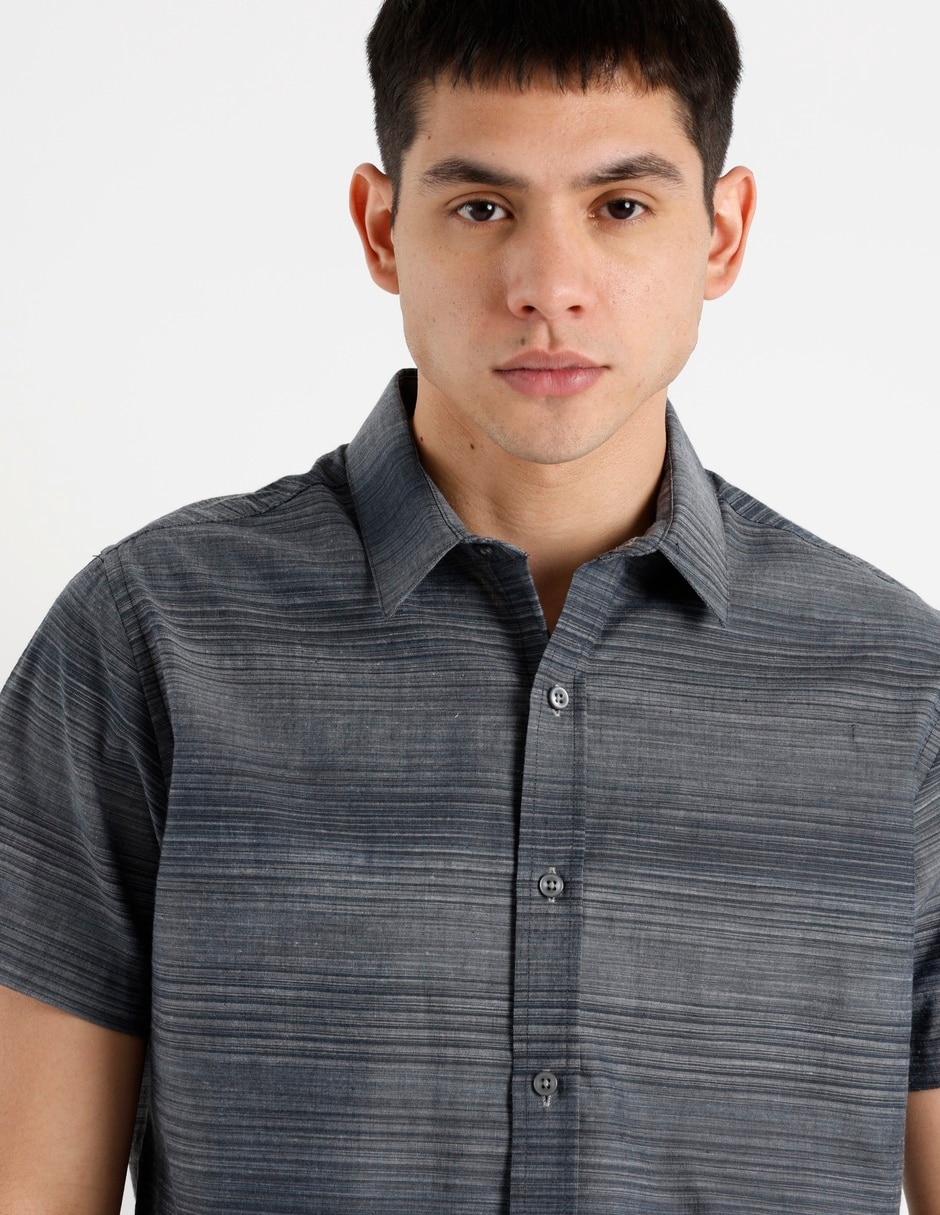 Camisa casual manga corta para hombre