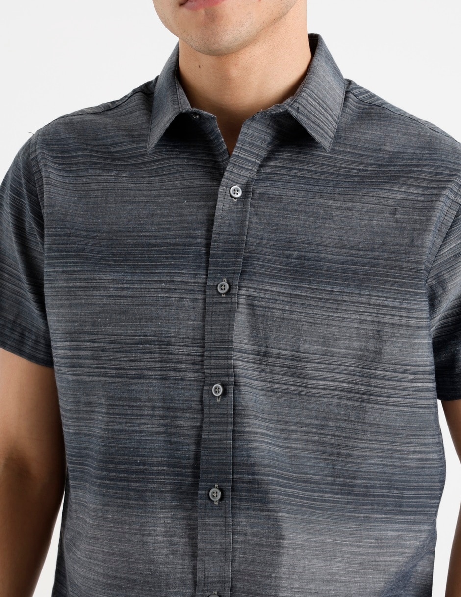 Camisa casual manga corta para hombre