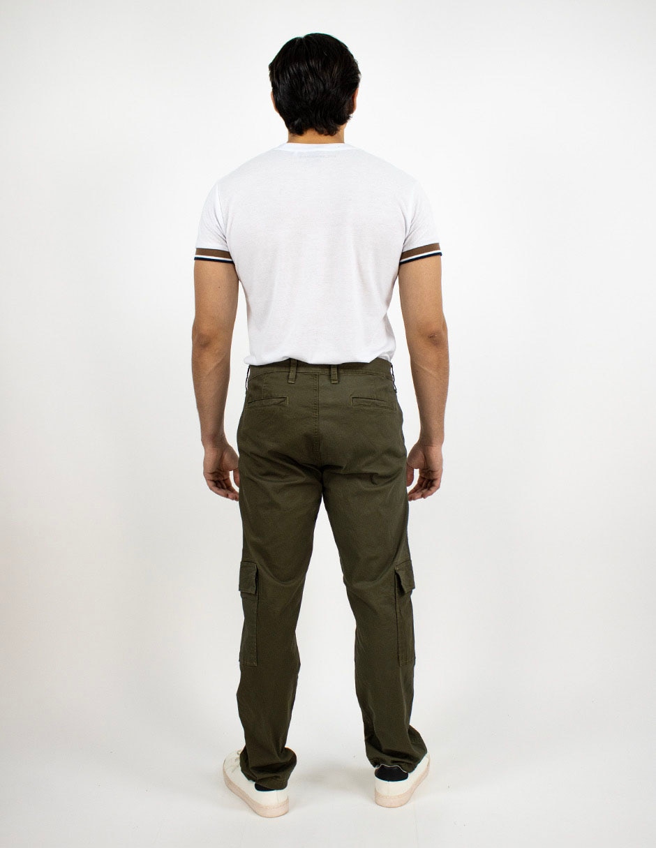 Pantalón casual cargo regular Furor de algodón para hombre