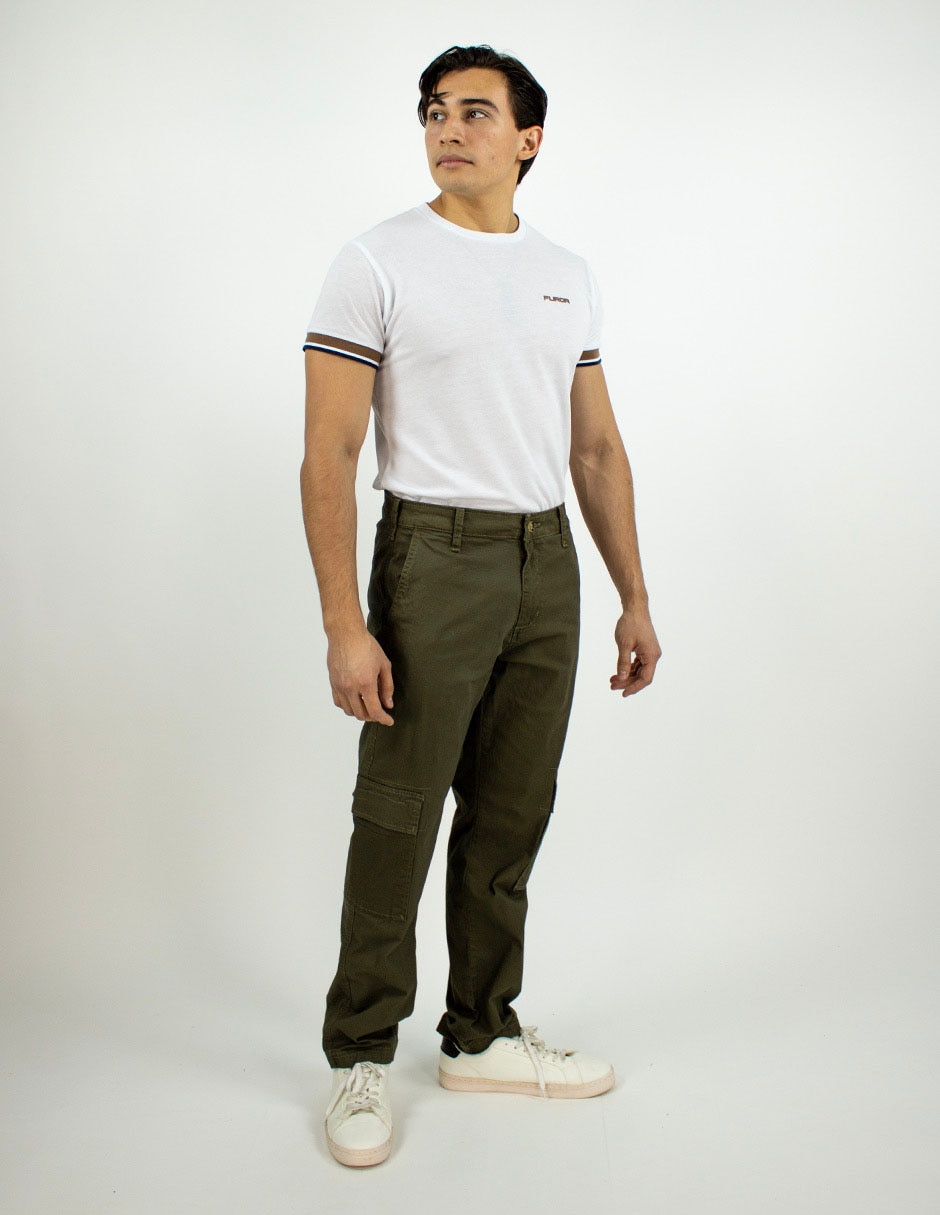 Pantalón casual cargo regular Furor de algodón para hombre