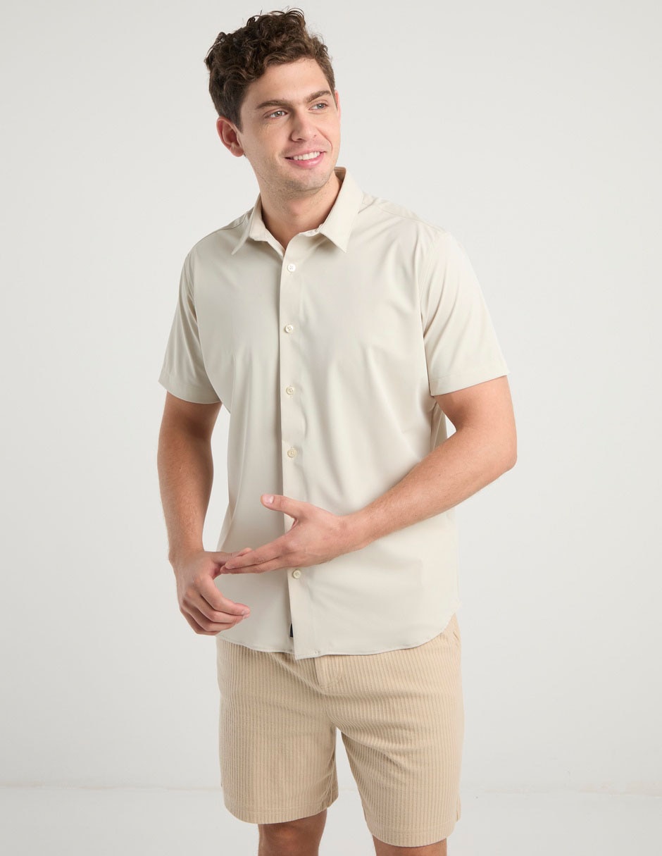 Camisa casual manga corta para hombre 2