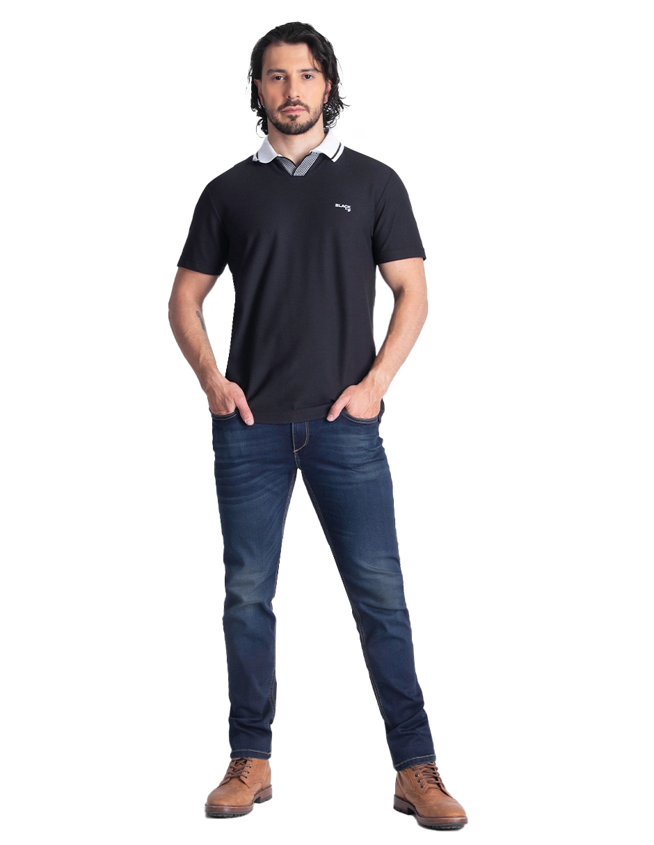 Playera tipo polo Silver Plate para hombre
