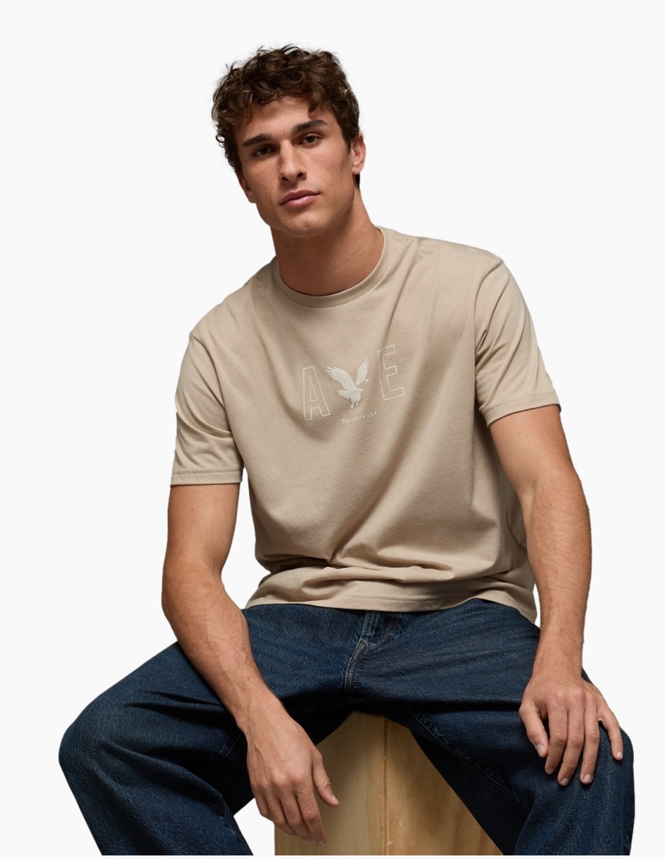 Playera American Eagle cuello redondo para hombre Playera American Eagle cuello redondo para hombre