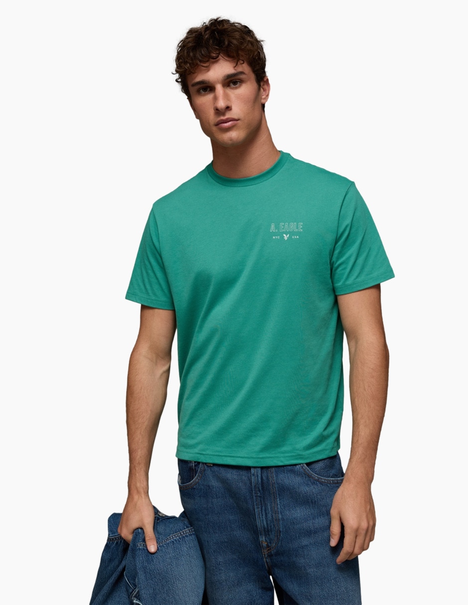 Playera American Eagle cuello redondo para hombre Playera American Eagle cuello redondo para hombre