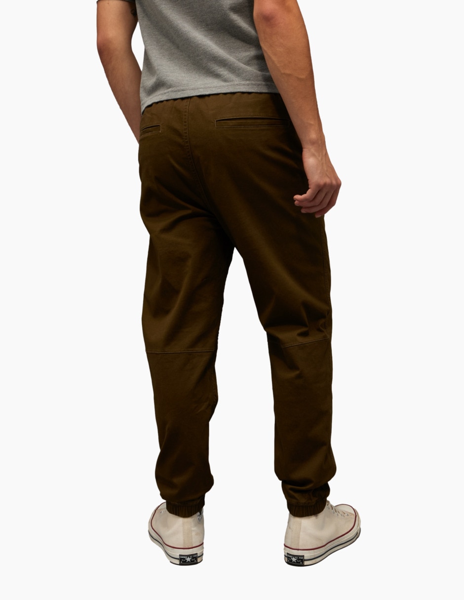Pantalón jogger regular de algodón para hombre 2