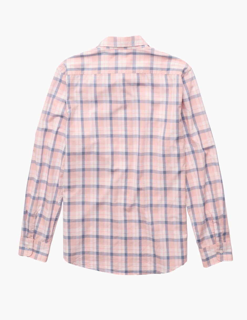 Camisa casual American Eagle de algodón manga larga para hombre