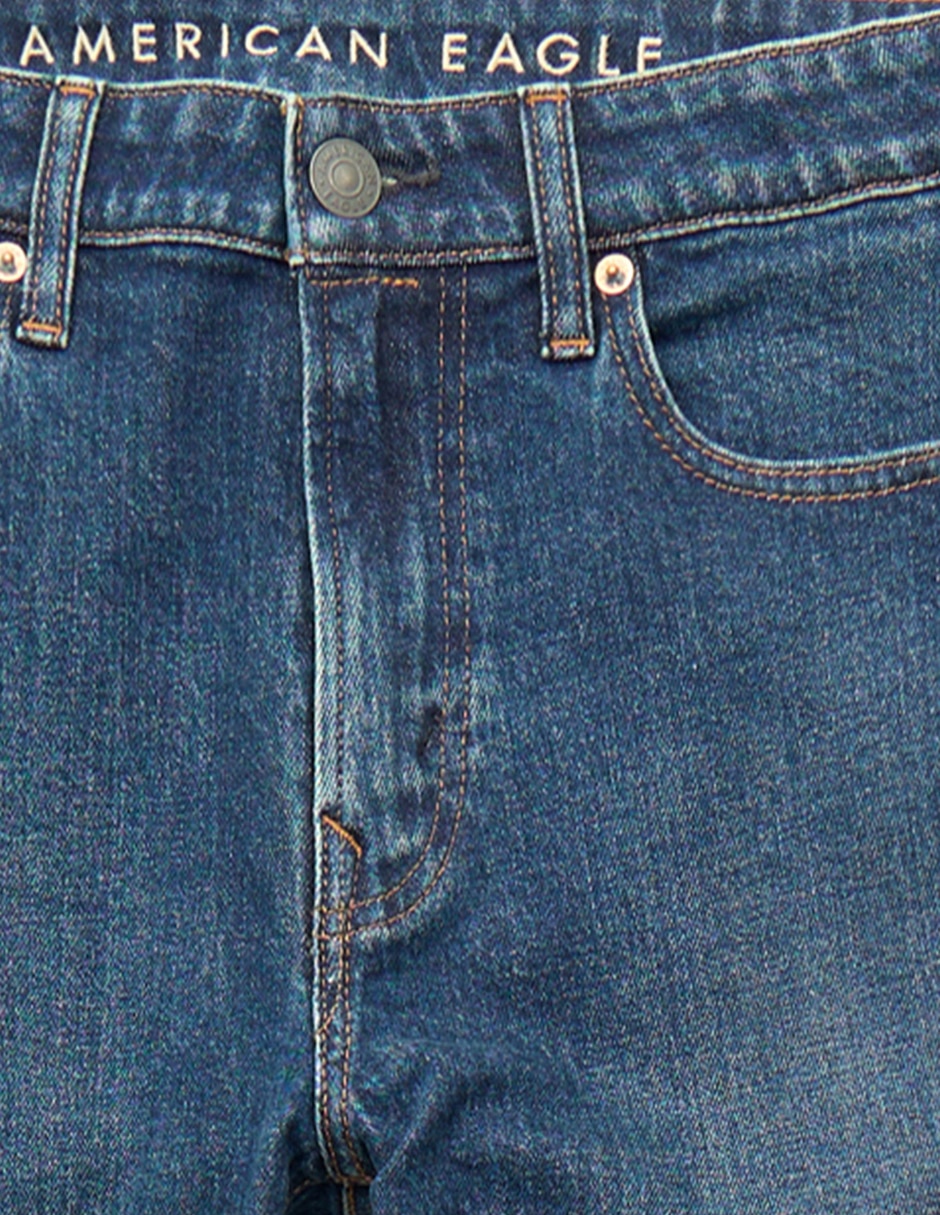Jeans slim American Eagle lavado obscuro para hombre 3
