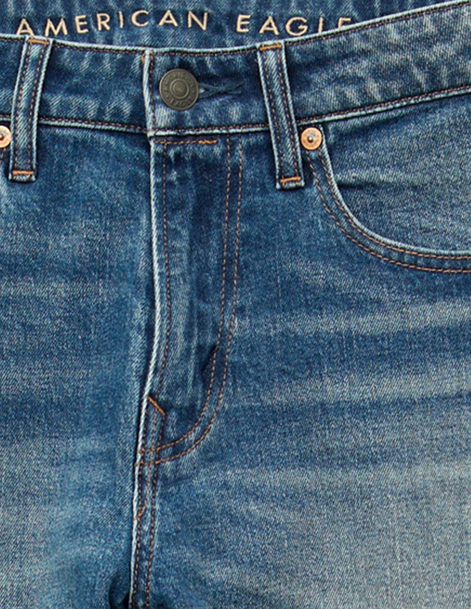 Jeans skinny American Eagle lavado obscuro para hombre 3