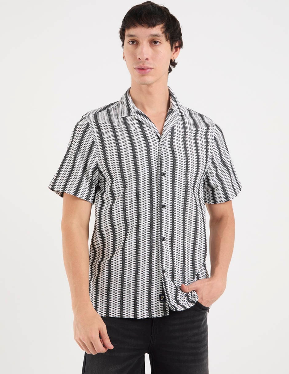 Camisa casual manga corta para hombre 2