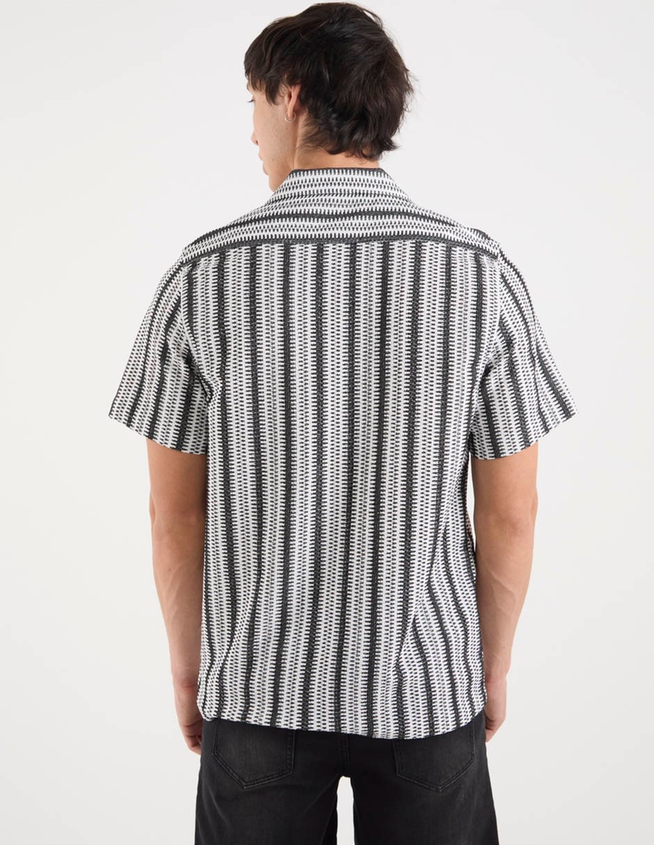 Camisa casual manga corta para hombre 6