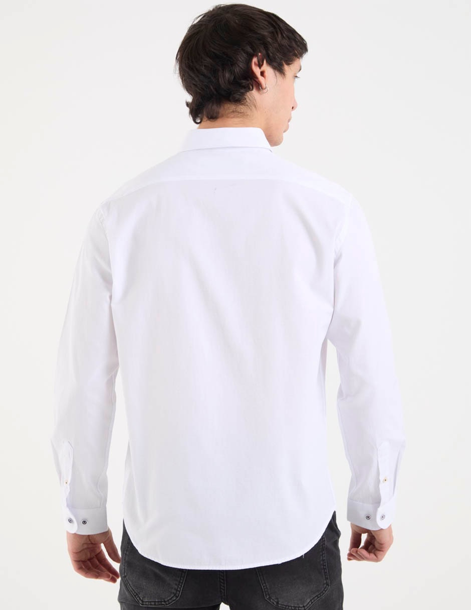 Camisa casual manga corta para hombre 5