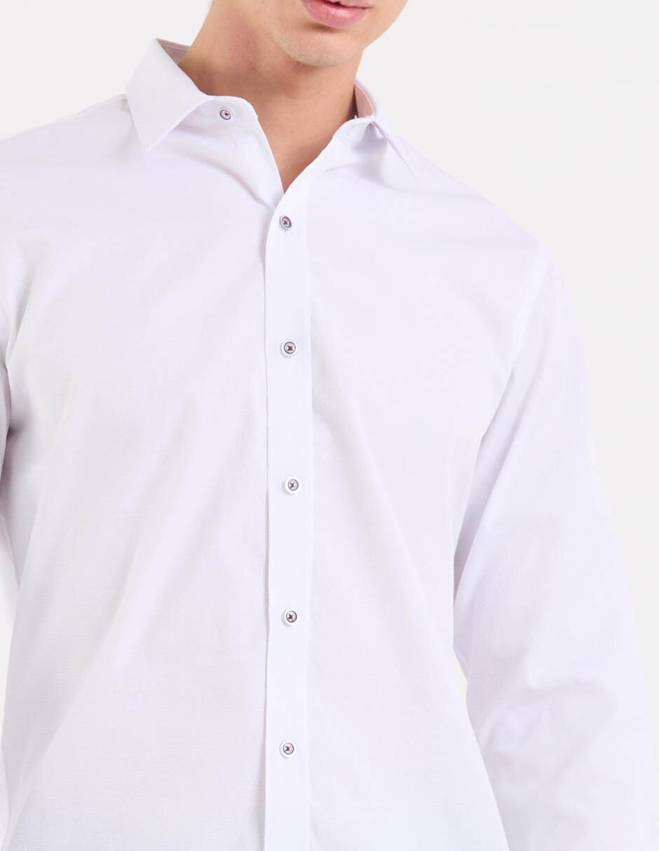 Camisa casual silver plate manga corta para hombre