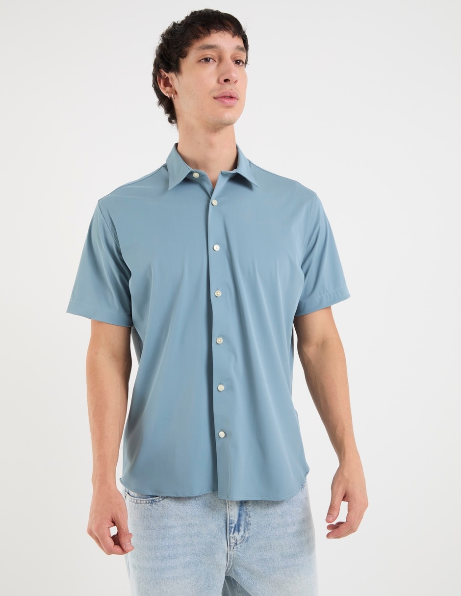 Camisa casual manga corta para hombre Camisa casual manga corta para hombre
