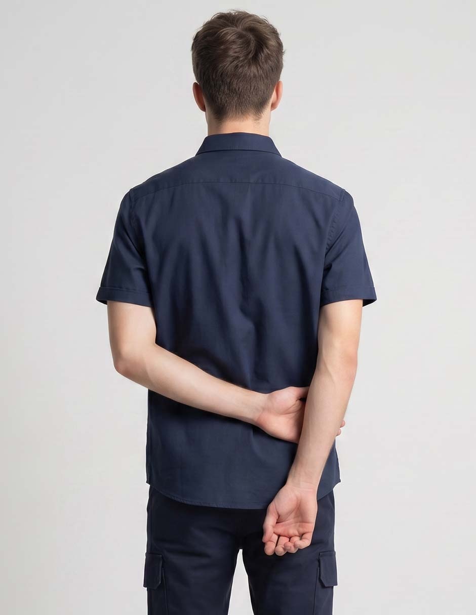Camisa casual manga corta para hombre