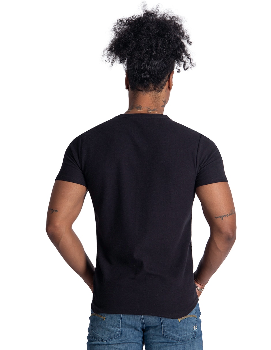 Playera cuello redondo para hombre 2