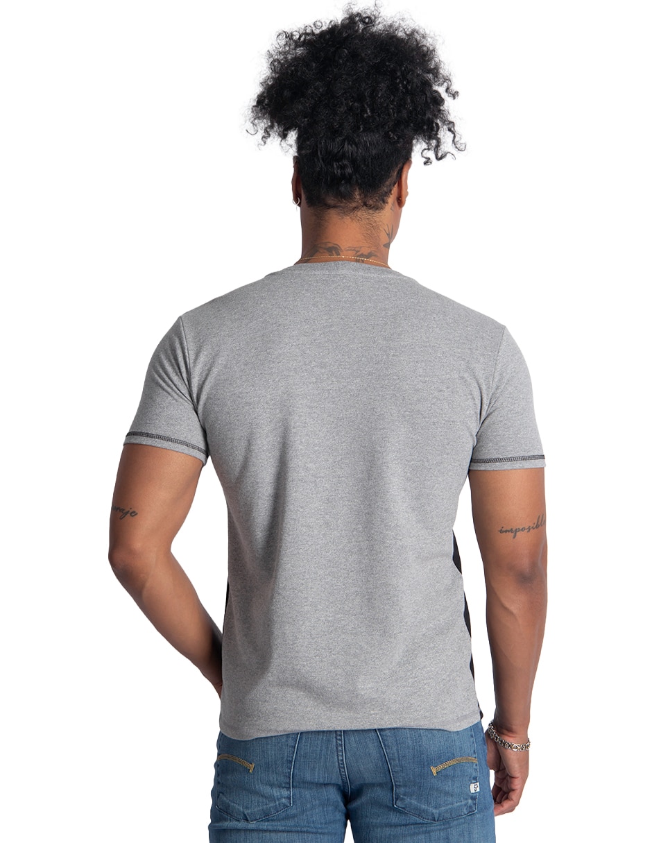 Playera cuello redondo para hombre 2