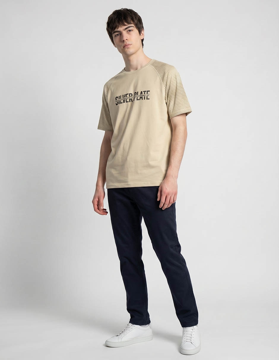 Playera cuello redondo para hombre