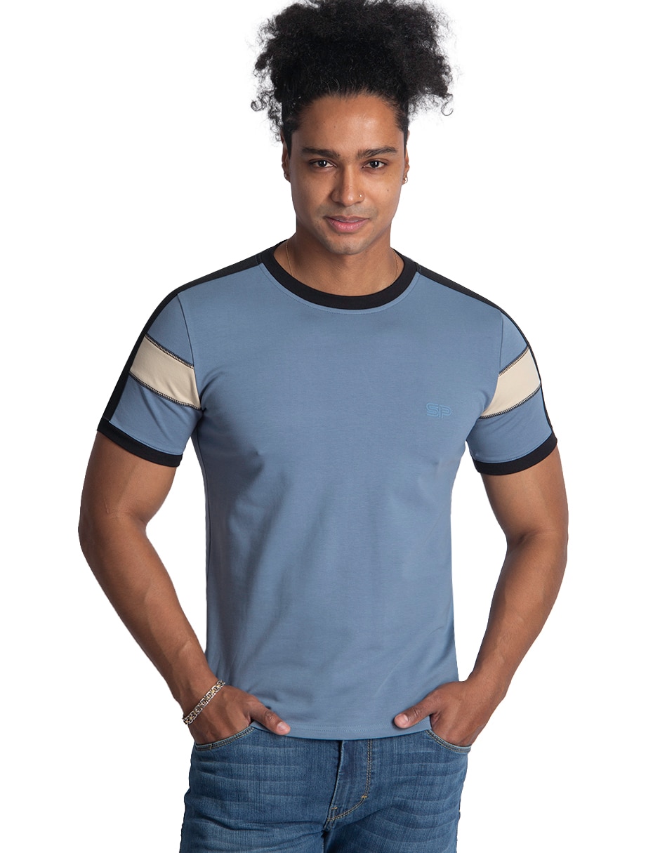 Playera cuello redondo para hombre